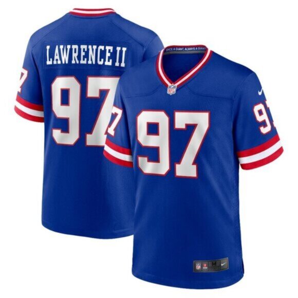 ✅Mens Youths Womens Dexter Lawrence II Jersey Royal Stitched - Picture 1 of 1